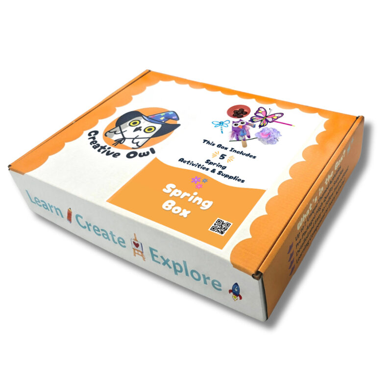 Kid's Spring-Themed Arts and Crafts Box